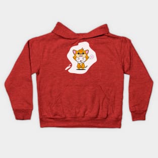 Cute Cat Character Kids Hoodie